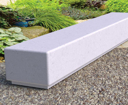 Lincoln Long Concrete Bench
