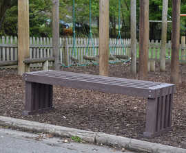 Marden Heavy-Duty Recycled Plastic Bench