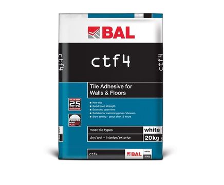 CTF4 tile adhesive for walls and floors