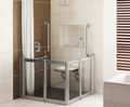 Aluseal half-height shower enclosures