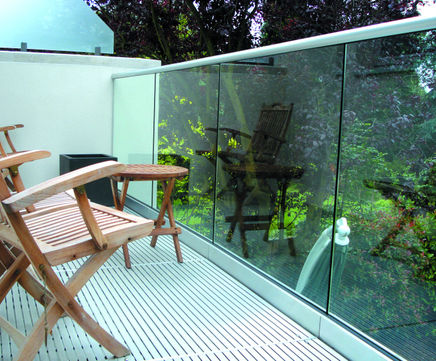 Clearline structural glass balustrade