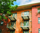 Clearview glass walk-on balconies with metal decking