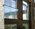 Clearview glass panelled Juliet balconies