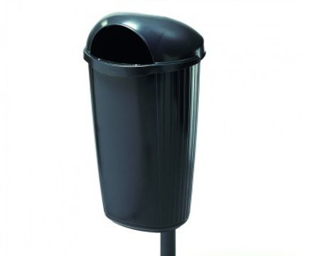 TD DINOVA 50 post-mounted litter bin