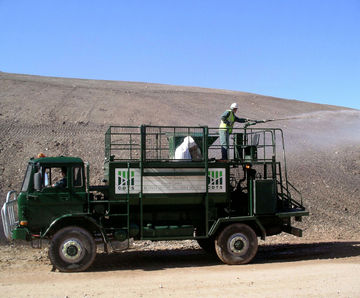 GroWeb hydroseeding mulch