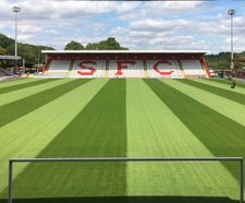 Premier grass seed improves resilience at Stevenage FC