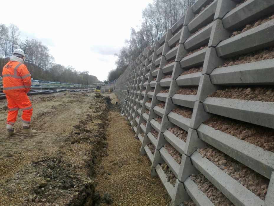 Andacrib concrete crib retaining wall system Phi Group ESI External