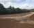 Welded mesh gabion wall retains flood basin and hedge 3
