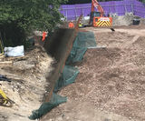Textomur soil geogrid for new school building - on this page