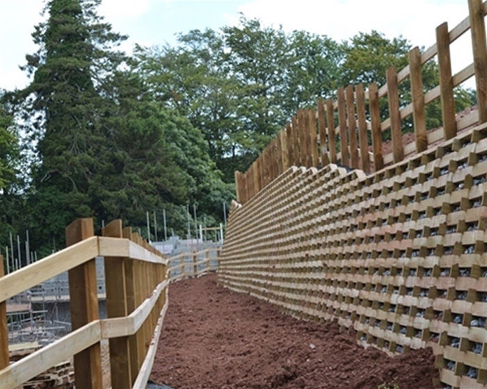 Images for Permacrib timber crib retaining wall for Barratt Homes