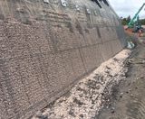 Soil nailed slope for University construction site - on this page