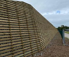 Retaining wall for new housing development in Dumfries