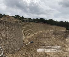 Retaining walls for Sirius  - Woodside Quarry, Leeds