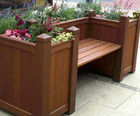 Modular planter seat and barrier systems