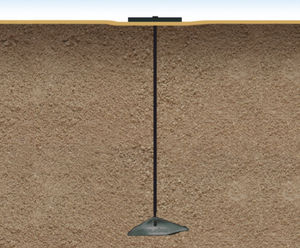 S2 Zip Anchor for ground and fabric reinforcement