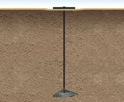 S2 Zip Anchor for ground and fabric reinforcement