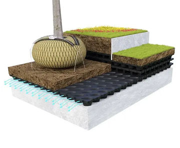 G-ROOF modular structural and drainage support system