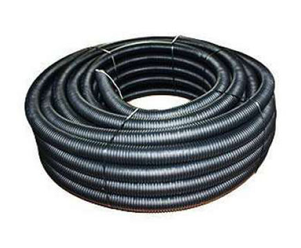 Black Ridgicoil ducting to protect power cables