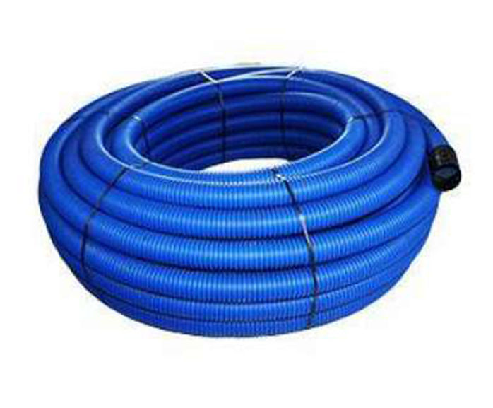 Blue Ridgicoil ducting to protect water pipes Polypipe Civils ESI