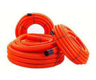 Orange Ridgicoil ducting to protect lighting and signals