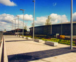 Riven black slate paving flags - natural stone paving slabs for outdoor use