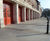 Blue-grey granite setts, slabs and kerbs - fire station 0