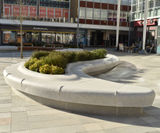Bespoke curved granite benches revitalise town centre - on this page