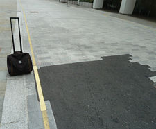 Natural stone matching for pavement reinstatement works