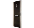 Portfolio Contemporary Black & Light Grey Two Stile door