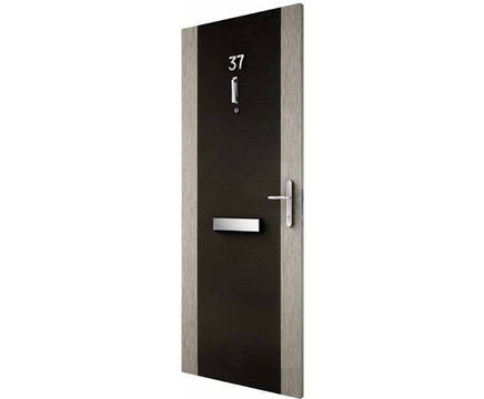 Portfolio Contemporary Black & Light Grey Two Stile door