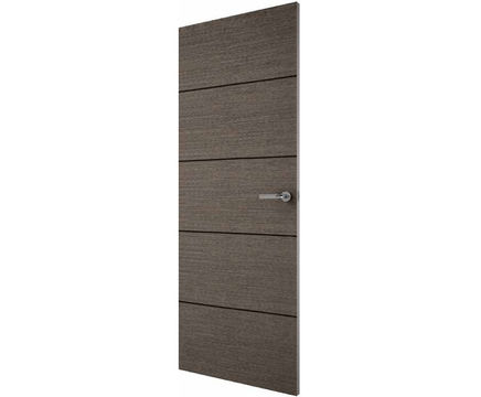 Portfolio™ Contemporary Charcoal Grey Four Line door