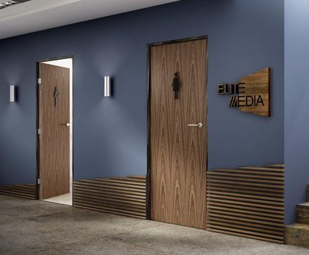 Portfolio™ Classic Walnut Vertical internal door