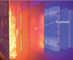 Fireshield® - vapour-permeable, fire-retardant walling membrane