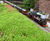 Enviromat installed around garden model railway 2