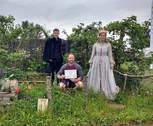 Harrowden Meadowmat in winning show garden at Gardening Scotland