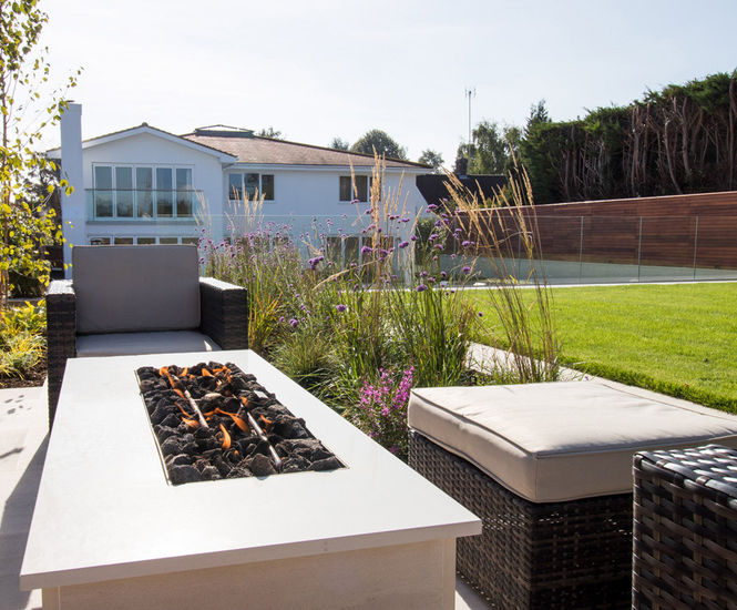 Harrowden turf helps create exceptional private garden