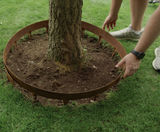 Pre-rolled mild steel tree rings - on this page