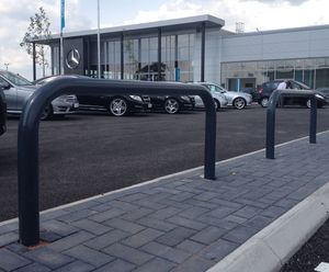 Access control for new Mercedes Benz showroom