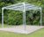 Bedford - light classic cycle shelter, 8 bikes 2