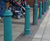 EB200 - MDPE bollard with galvanised mild steel core 2