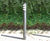 EB300 - slimline MDPE bollard with galvanised steel core 1