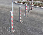 RetractaPost-GL 900 - galvanised steel retractable post