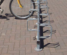 Type C - double-sided floor-mounted cycle rack
