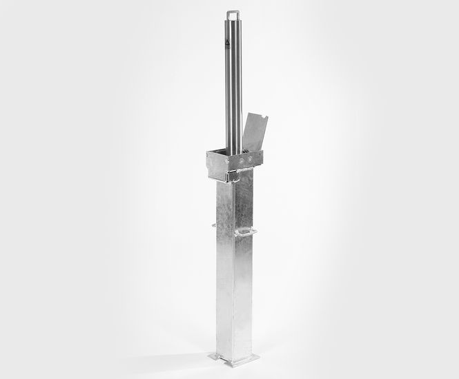 RetractaPost-GL 500 - stainless steel retractable post