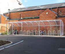 Stratford - freestanding, modular cycle shelter