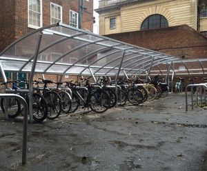 Refurbishment and expansion of cycle parking area