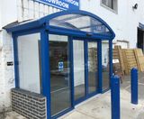 Sydenhams sheltered entranceway - on this page