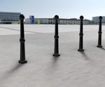 Exeter - polyurethane bollard, steel core, traditional