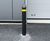 AUTOPA mitre-top stainless steel bollard 5