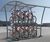 Double Stack Cycle Rack - galvanised steel bike storage for small spaces 2
